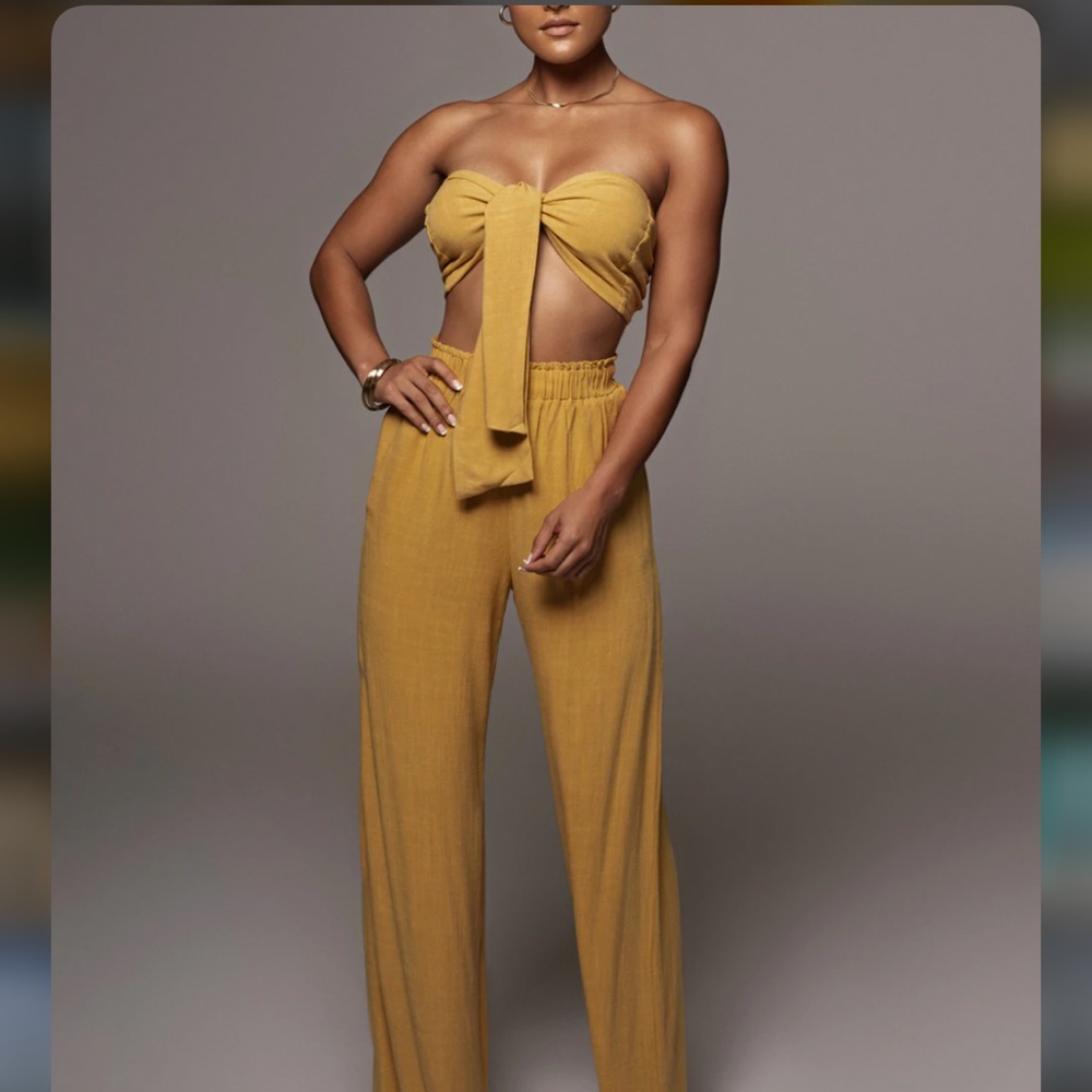 JLUXLABEL More Love Linen 2-Piece Set